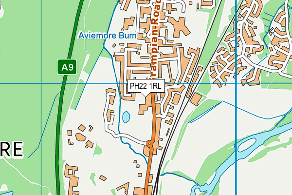 PH22 1RL map - OS VectorMap District (Ordnance Survey)