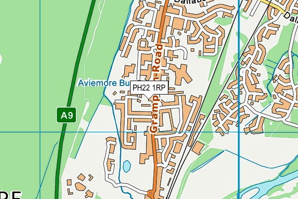 PH22 1RP map - OS VectorMap District (Ordnance Survey)