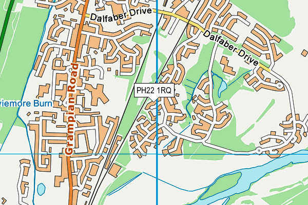 PH22 1RQ map - OS VectorMap District (Ordnance Survey)
