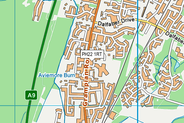 PH22 1RT map - OS VectorMap District (Ordnance Survey)