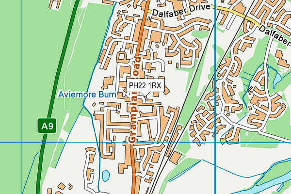 PH22 1RX map - OS VectorMap District (Ordnance Survey)