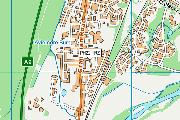 PH22 1RZ map - OS VectorMap District (Ordnance Survey)