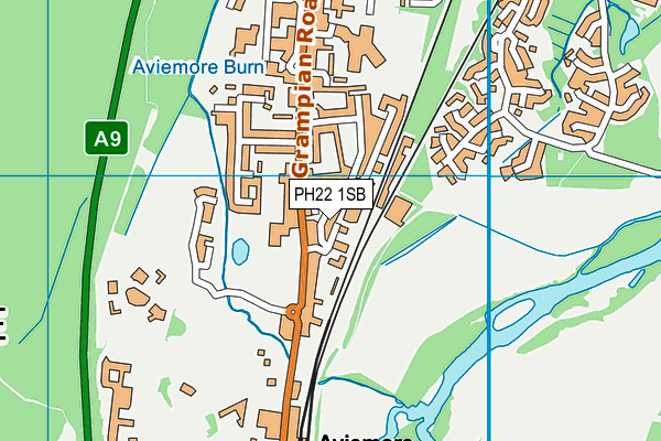 PH22 1SB map - OS VectorMap District (Ordnance Survey)