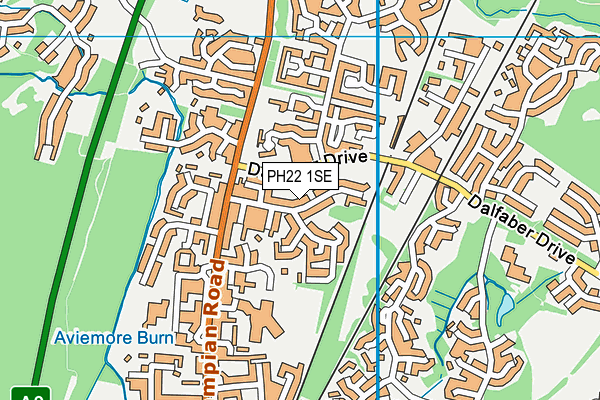 PH22 1SE map - OS VectorMap District (Ordnance Survey)