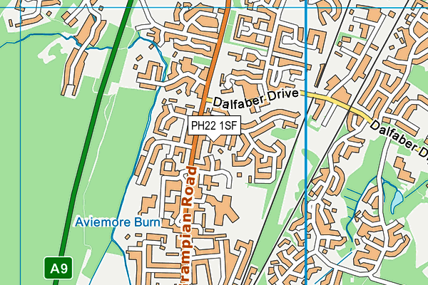 PH22 1SF map - OS VectorMap District (Ordnance Survey)