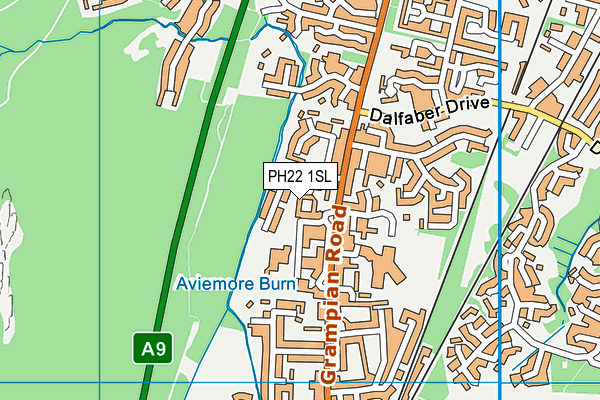 PH22 1SL map - OS VectorMap District (Ordnance Survey)