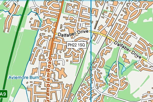PH22 1SQ map - OS VectorMap District (Ordnance Survey)