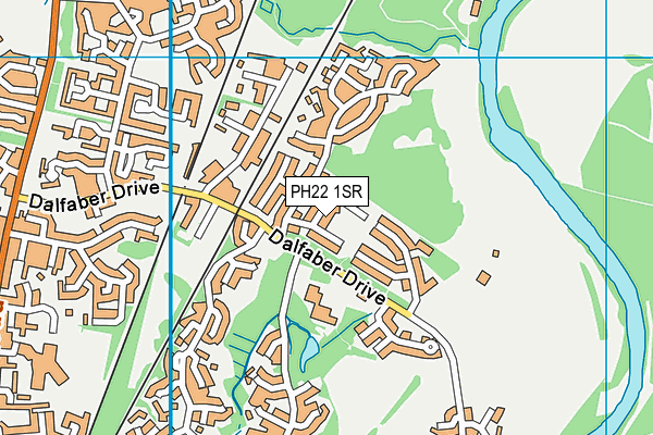 PH22 1SR map - OS VectorMap District (Ordnance Survey)