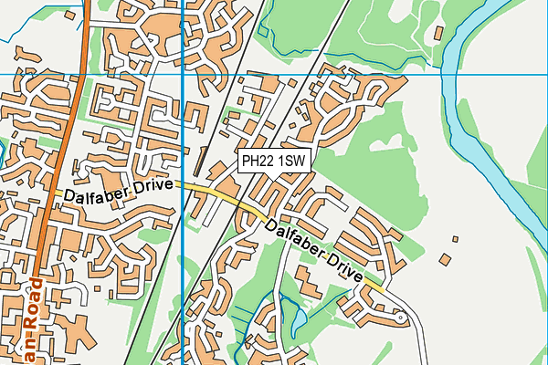PH22 1SW map - OS VectorMap District (Ordnance Survey)