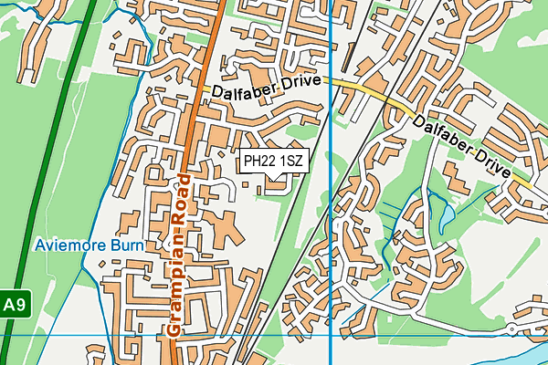 PH22 1SZ map - OS VectorMap District (Ordnance Survey)