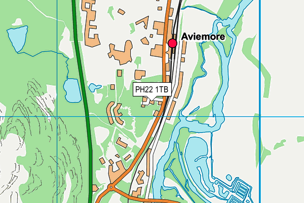 PH22 1TB map - OS VectorMap District (Ordnance Survey)