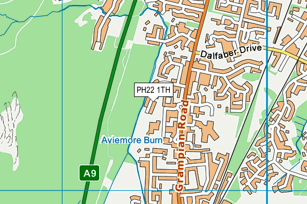 PH22 1TH map - OS VectorMap District (Ordnance Survey)