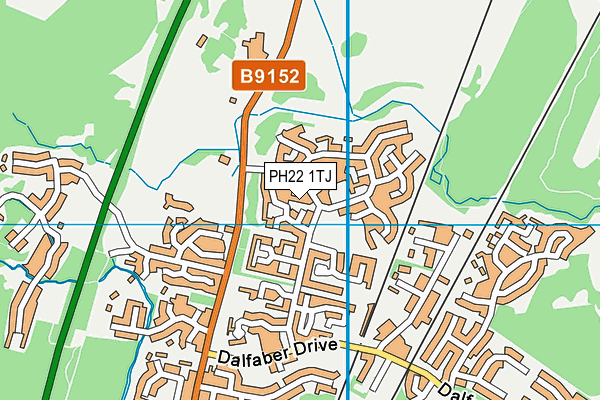 PH22 1TJ map - OS VectorMap District (Ordnance Survey)