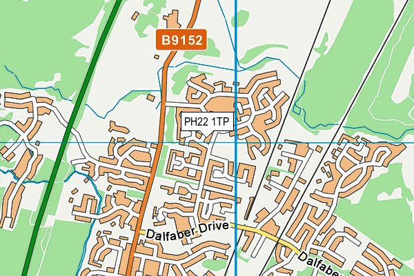 PH22 1TP map - OS VectorMap District (Ordnance Survey)