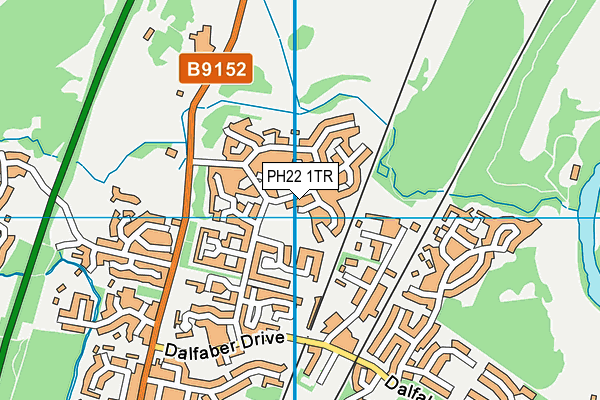 PH22 1TR map - OS VectorMap District (Ordnance Survey)