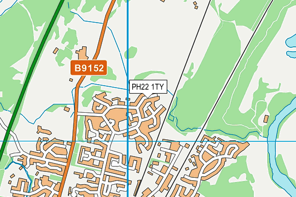 PH22 1TY map - OS VectorMap District (Ordnance Survey)
