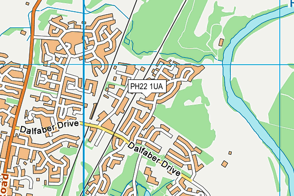 PH22 1UA map - OS VectorMap District (Ordnance Survey)