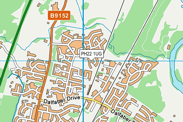 PH22 1UG map - OS VectorMap District (Ordnance Survey)