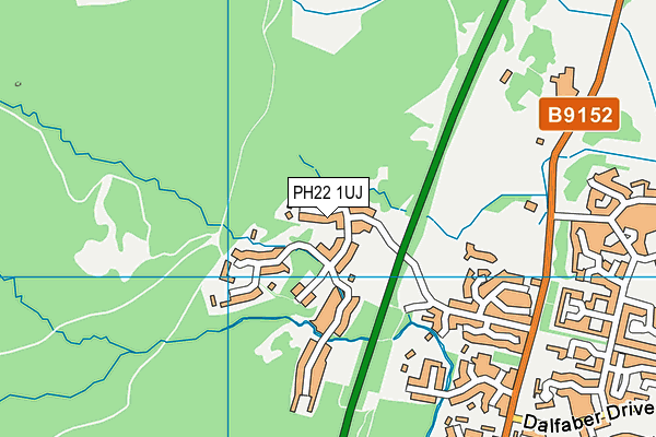 PH22 1UJ map - OS VectorMap District (Ordnance Survey)