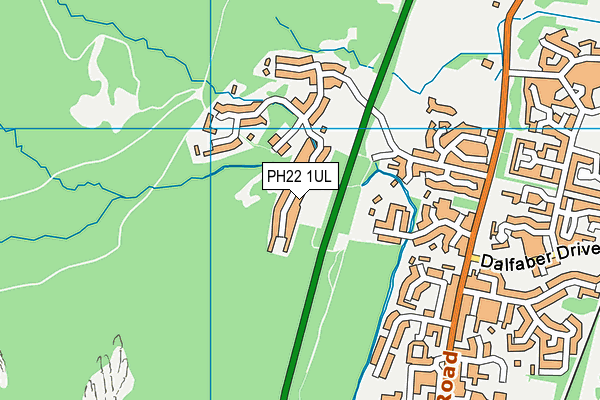 PH22 1UL map - OS VectorMap District (Ordnance Survey)