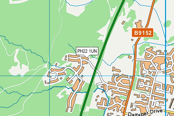 PH22 1UN map - OS VectorMap District (Ordnance Survey)