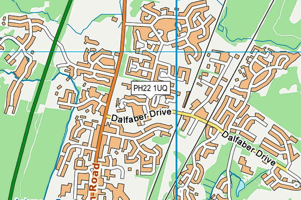 PH22 1UQ map - OS VectorMap District (Ordnance Survey)