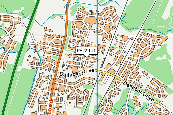 PH22 1UT map - OS VectorMap District (Ordnance Survey)