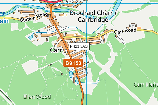 PH23 3AQ map - OS VectorMap District (Ordnance Survey)