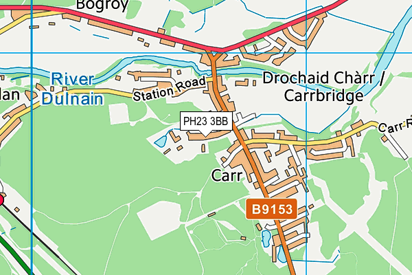 PH23 3BB map - OS VectorMap District (Ordnance Survey)