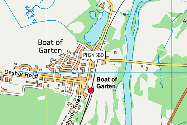 PH24 3BD map - OS VectorMap District (Ordnance Survey)