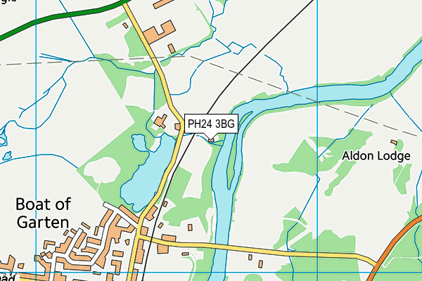PH24 3BG map - OS VectorMap District (Ordnance Survey)
