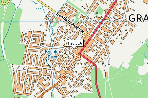 PH26 3EA map - OS VectorMap District (Ordnance Survey)