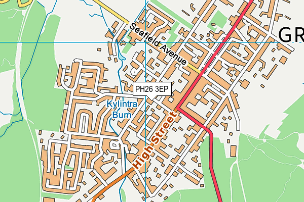 PH26 3EP map - OS VectorMap District (Ordnance Survey)