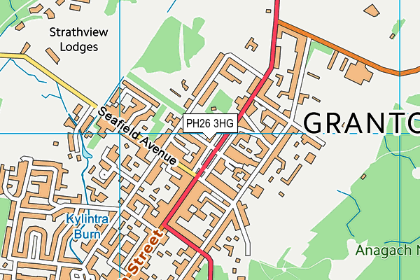 Map of PARKLANDS MORAY LIMITED at district scale