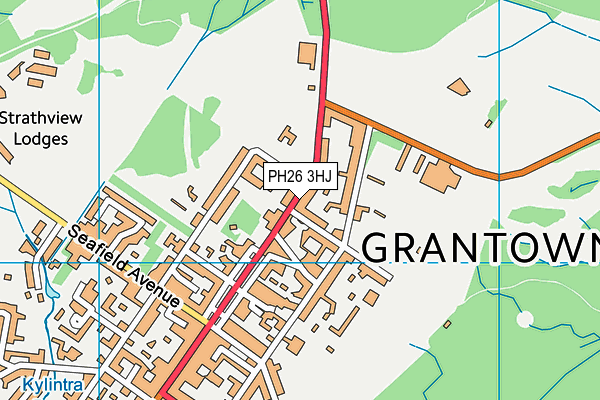 PH26 3HJ map - OS VectorMap District (Ordnance Survey)