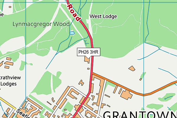 PH26 3HR map - OS VectorMap District (Ordnance Survey)