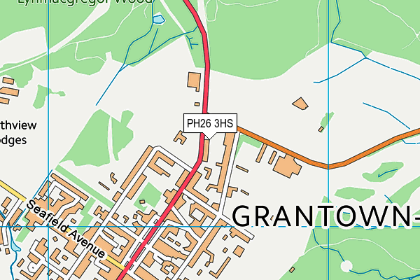 PH26 3HS map - OS VectorMap District (Ordnance Survey)