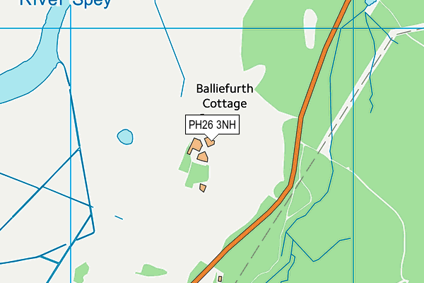 PH26 3NH map - OS VectorMap District (Ordnance Survey)