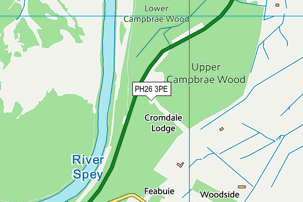 PH26 3PE map - OS VectorMap District (Ordnance Survey)