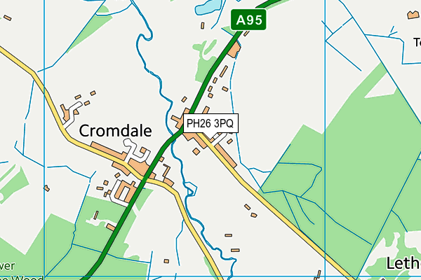 PH26 3PQ map - OS VectorMap District (Ordnance Survey)