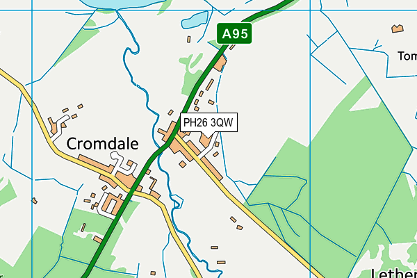 PH26 3QW map - OS VectorMap District (Ordnance Survey)