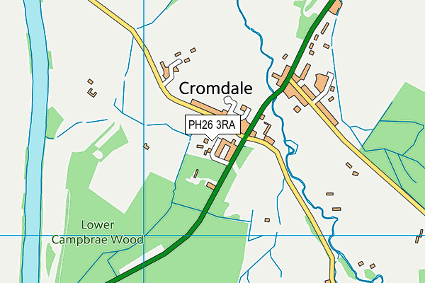 PH26 3RA map - OS VectorMap District (Ordnance Survey)