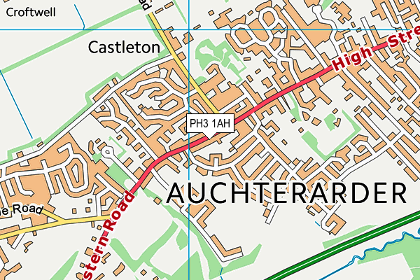 PH3 1AH map - OS VectorMap District (Ordnance Survey)