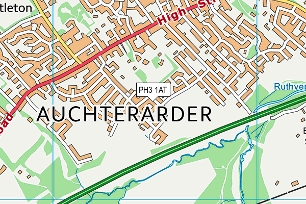 PH3 1AT map - OS VectorMap District (Ordnance Survey)