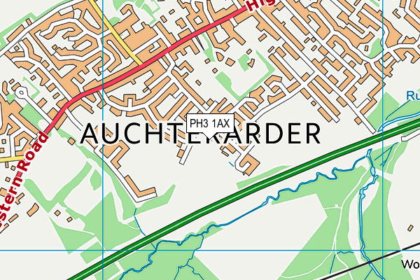 PH3 1AX map - OS VectorMap District (Ordnance Survey)