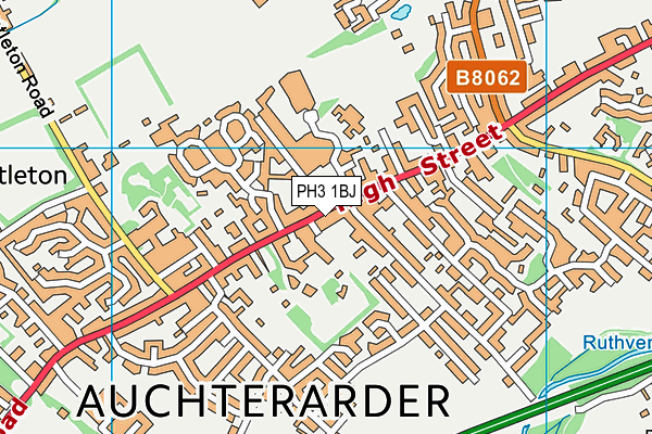 PH3 1BJ map - OS VectorMap District (Ordnance Survey)