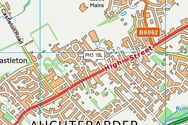 PH3 1BL map - OS VectorMap District (Ordnance Survey)