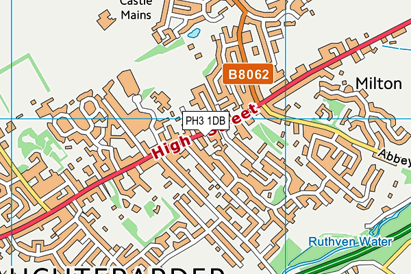 PH3 1DB map - OS VectorMap District (Ordnance Survey)