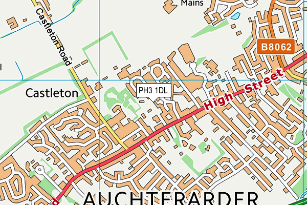 PH3 1DL map - OS VectorMap District (Ordnance Survey)