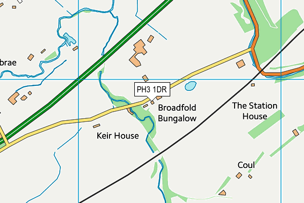 PH3 1DR map - OS VectorMap District (Ordnance Survey)